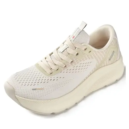 JACKSHIBO women's wide toe box athletic shoes with thick cushioning