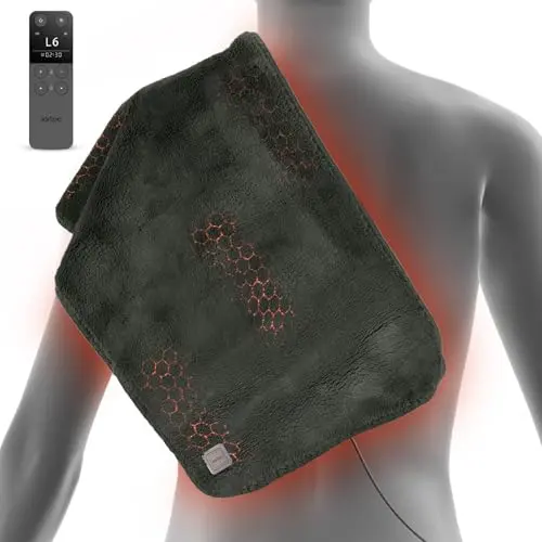 Jartoo nano heating pad with far infrared technology and remote control