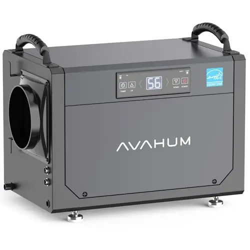 AVAHUM 120-DY crawl space dehumidifier with remote control option