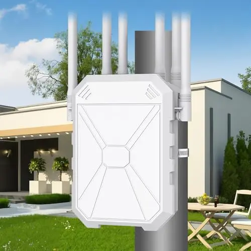 CINAMON outdoor WiFi extender with weatherproof housing