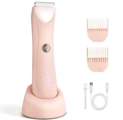 Riokko bikini trimmer with LED light for women