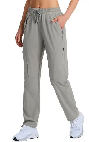 Women's lightweight hiking pants with zipper pockets