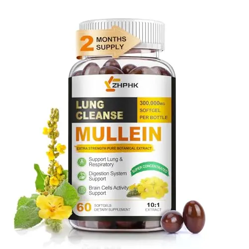 ZHPHK Mullein Leaf Extract Softgels