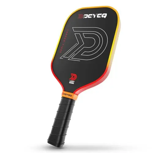 DGYGQ professional carbon fiber pickleball paddle in black