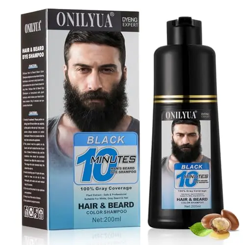 Mxvbaty beard dye shampoo bottle with pump