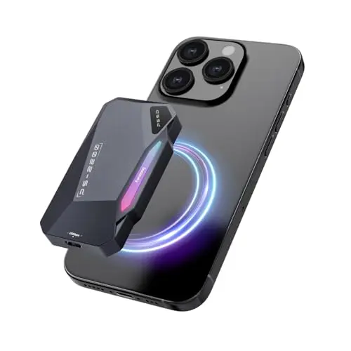 Fanxiang PS2200 Magnetic Portable SSD with RGB lighting and black finish