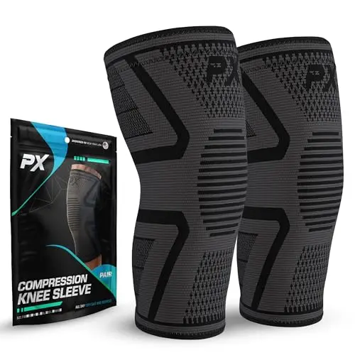 PX compression knee brace 2-pack for men and women