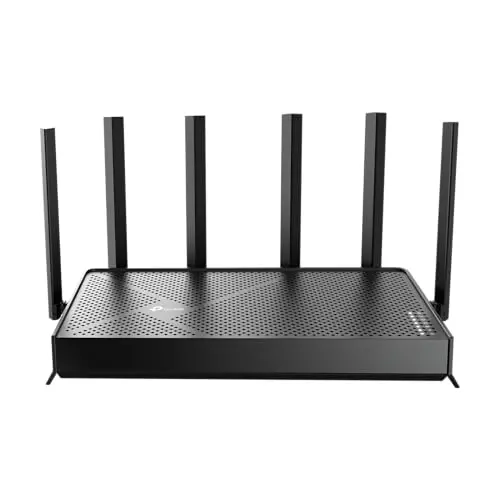 TP-Link Archer BE400 WiFi 7 router with multiple antennas
