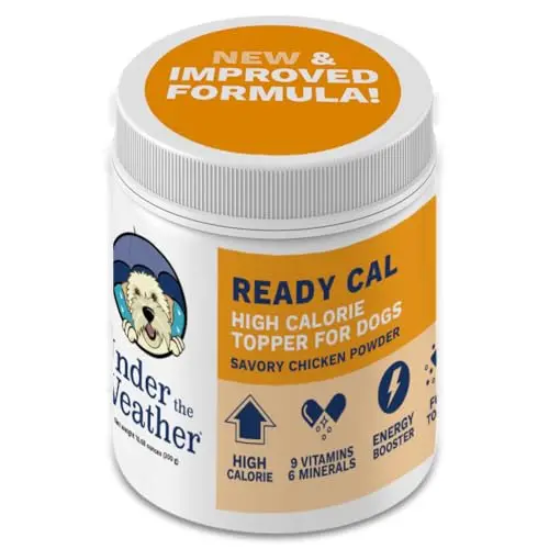 Under the Weather Ready Cal Powder supplement container for dogs