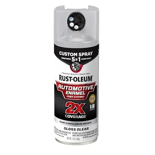RUST-OLEUM 2X automotive enamel spray paint with custom dial