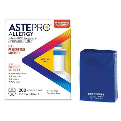 Astepro Nasal Spray and Tissue Bundle for allergy relief