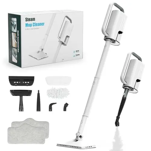 ACHTFACH steam mop with rotating head for laminate floors