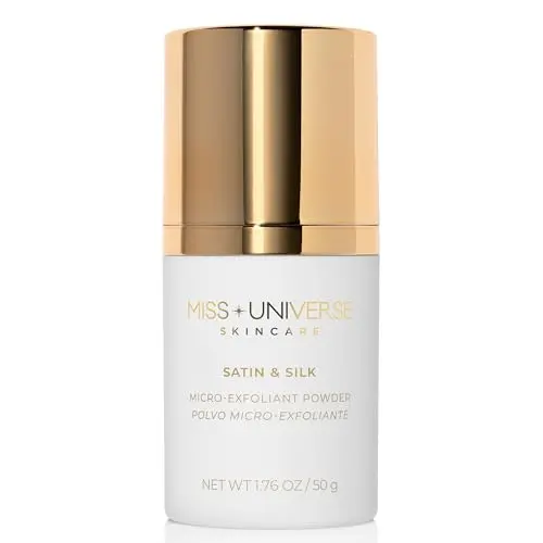 Miss Universe Satin and Silk Exfoliating Cleanser bottle