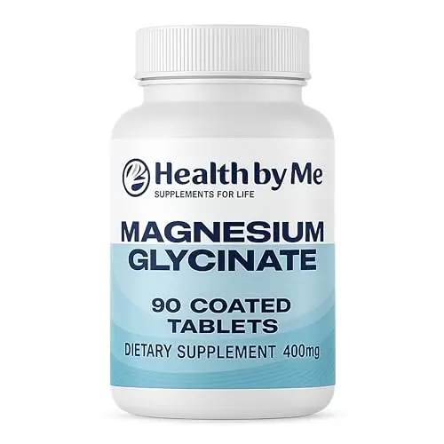 Health By Me Magnesium Glycinate supplement bottle