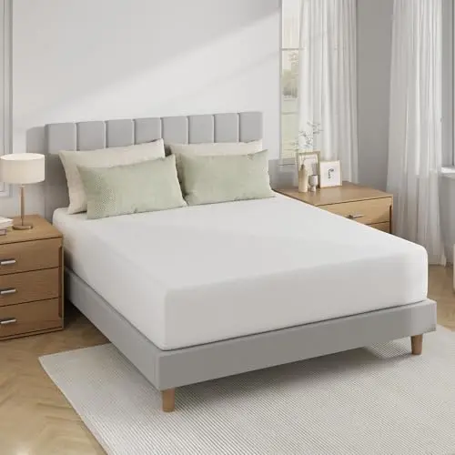 Novilla queen mattress with gel memory foam and breathable cover