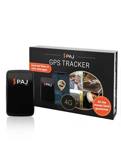 PAJ GPS tracker device with SOS button and compact design