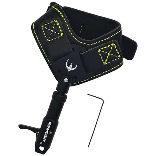 WGNVISREHY thumb trigger release with wrist straps for compound bows