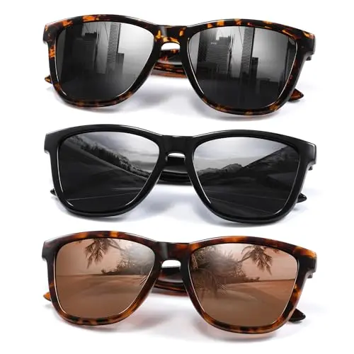 KUNCHU trendy classic polarized sunglasses for women