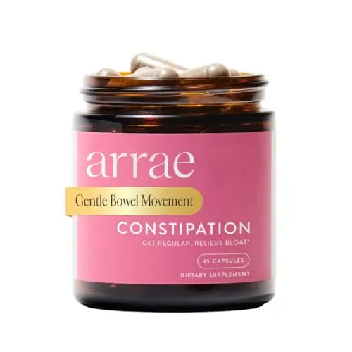 Arrae Constipation Relief capsules for gentle overnight support