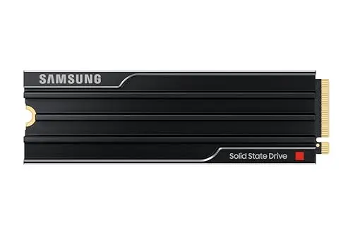 Samsung 9100 PRO PCIe 5.0 SSD with integrated heatsink
