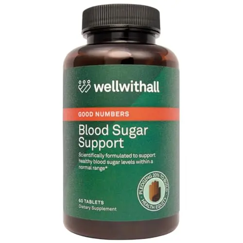 WELLWITHALL glucose metabolism and wellness supplement tablets