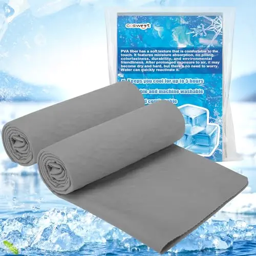 Cosweet PVA cooling towel showing absorbent material