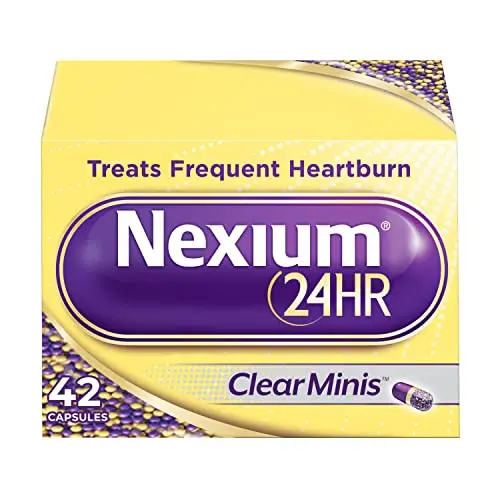Nexium 24HR ClearMinis smaller capsules for easier swallowing