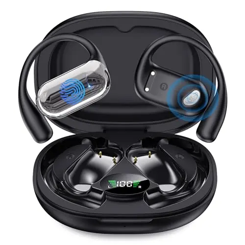 EUQQ open ear Bluetooth earbuds with bone conduction
