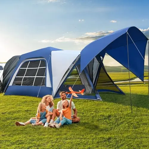 Ytaoeo SUV tent with screen porch and awning shade