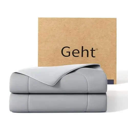 Gehtmnl cooling comforter in mist light grey