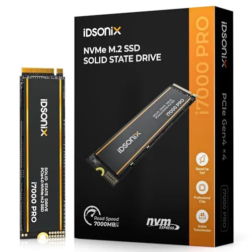 iDsonix i7000PRO 4TB NVMe SSD with heatsink