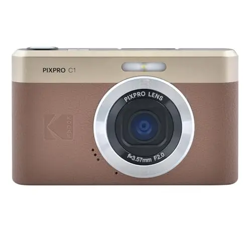 KODAK PIXPRO C1 retro digital camera with flip screen
