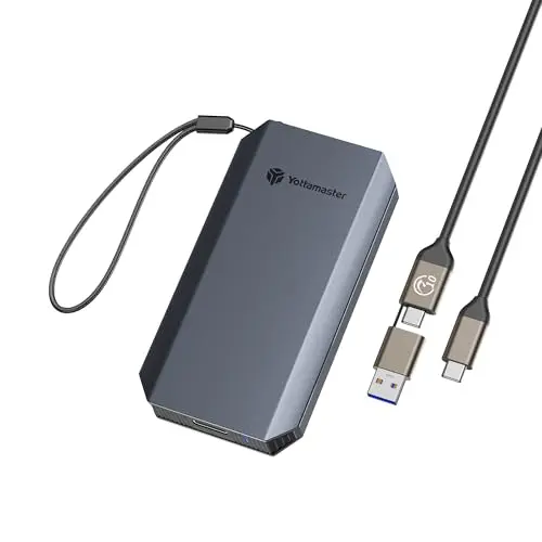 Yottamaster YM5 External SSD with compact design and included strap