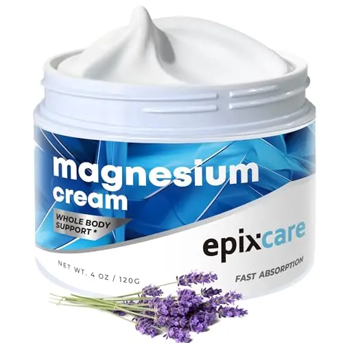 EpixCare Magnesium Cream for neuropathy nighttime relief and muscle relaxation