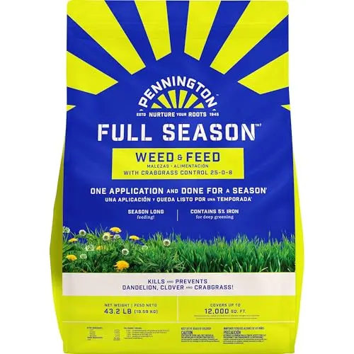 Pennington Full Season Weed and Feed with Crabgrass Control product image