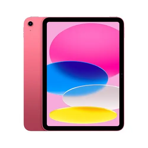 Apple iPad 11-inch tablet displaying a movie with vibrant colors