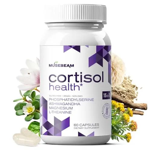 musebeam cortisol detox supplement bottle