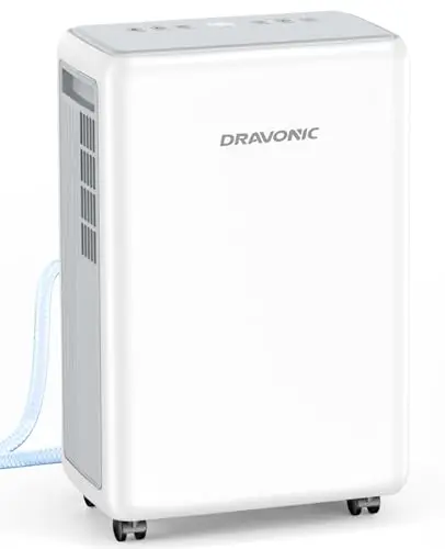 Dravonic compact dehumidifier with simple controls