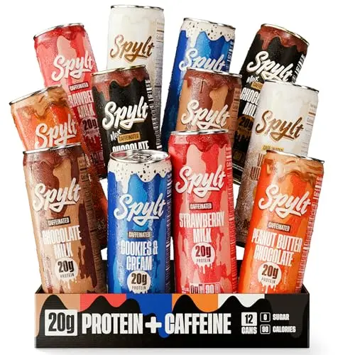 Spylt high protein milk with caffeine variety pack
