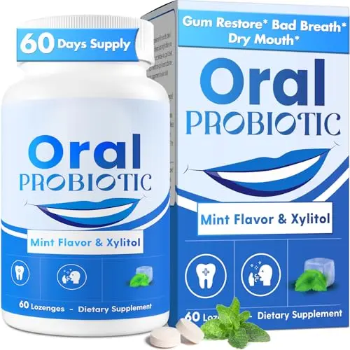 Chetjbur Oral Probiotics lozenges in mint flavor