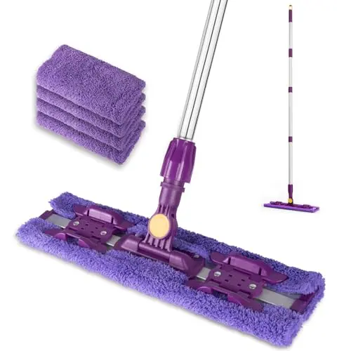 ITTAR 16 inch professional dust mop with microfiber pads