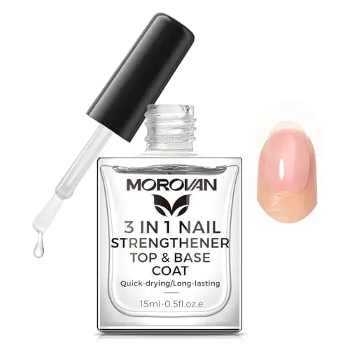 Morovan Base Coat Nail Strengthener 3-in-1 treatment