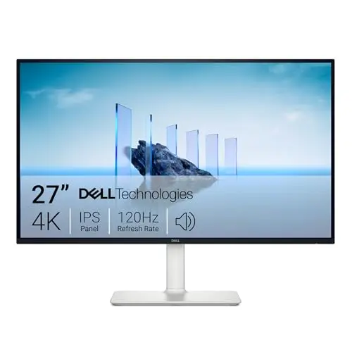 Dell 27-inch 4K monitor with 120Hz refresh rate