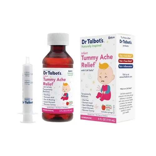 Dr. Talbot's Infant Tummy Ache Relief bottle with syringe