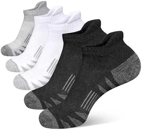 HEYOBOY athletic ankle socks with thick cushioning