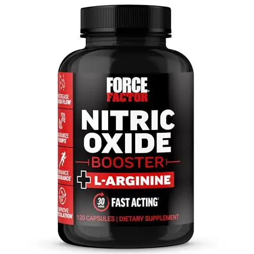 FORCE FACTOR Nitric Oxide Booster capsules bottle