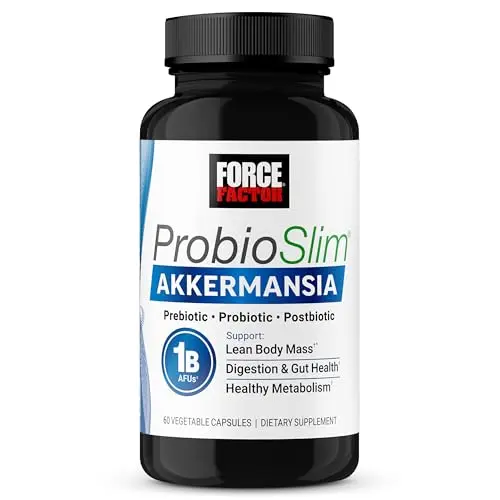 FORCE FACTOR ProbioSlim Akkermansia probiotics and postbiotics