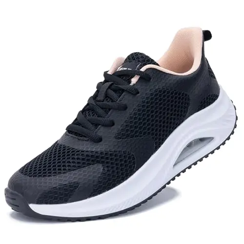 JOYFON women's plantar fasciitis tennis shoes with stabilizing midsole