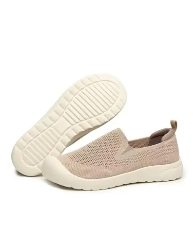 DEXJEWU women's slip-on loafers with arch support