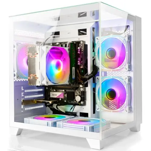 LXZ desktop PC computer with Ryzen 5 processor